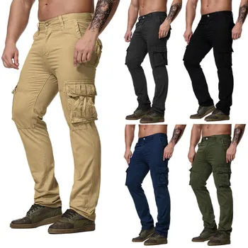 

New Spring Autumn Fashion Men's Regular Fit Pants Cargo Pants Casual Trousers Work Pants S-6XL High Quality Sporting Clothing