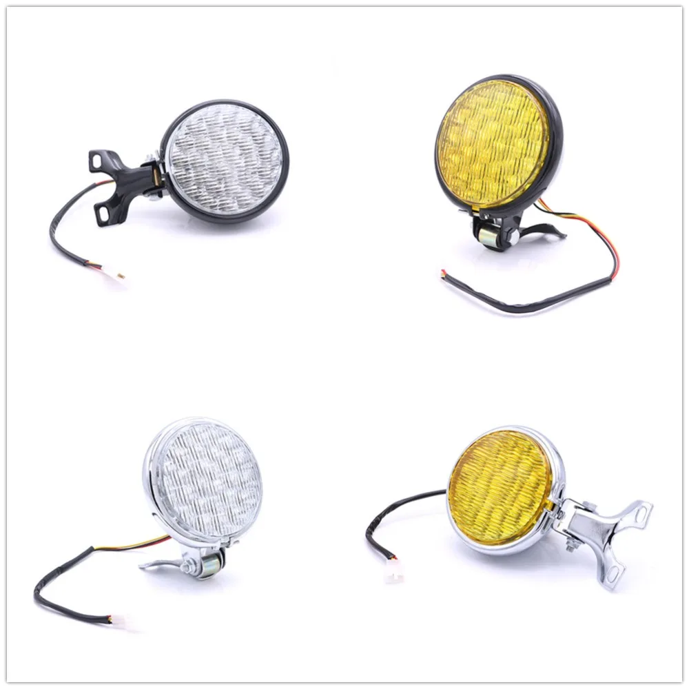 Лампа для мотоциклетных фар 5 дюймов круглые led Светильники Harley Yamaha Kawasaki Honda Suzuki DC