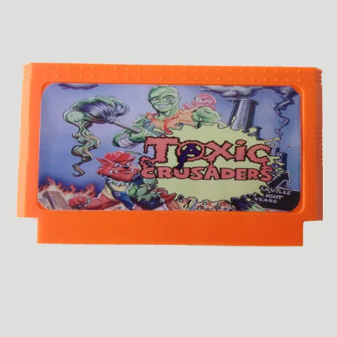 Top Quality Game Cartridge 60 Pins 8 Bit Game Card - Toxic Crusaders