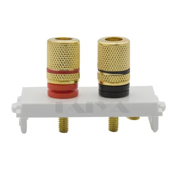 

Banana speaker sound box connector wall plate