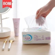 Одноразовое средство для снятия макияжа для нетканого полотна полотенце для лица 80 нарисуйте мягкое Впитывающее Воду протрите чистое полотенце для лица