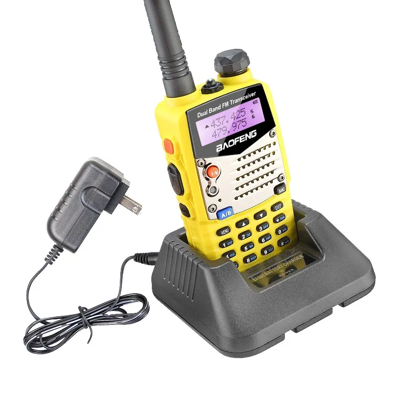 BAOFENG UV-5RA двухсторонний дисплей переговорные UV5RA 128CH VHF 400-мГц UHF 520 мГц трансивер FM Двухстороннее радио рации