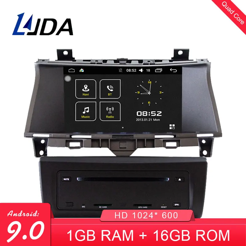LJDA 2 DIN Android 9.0 Car DVD Player For Honda Accord 2008 2013 2014