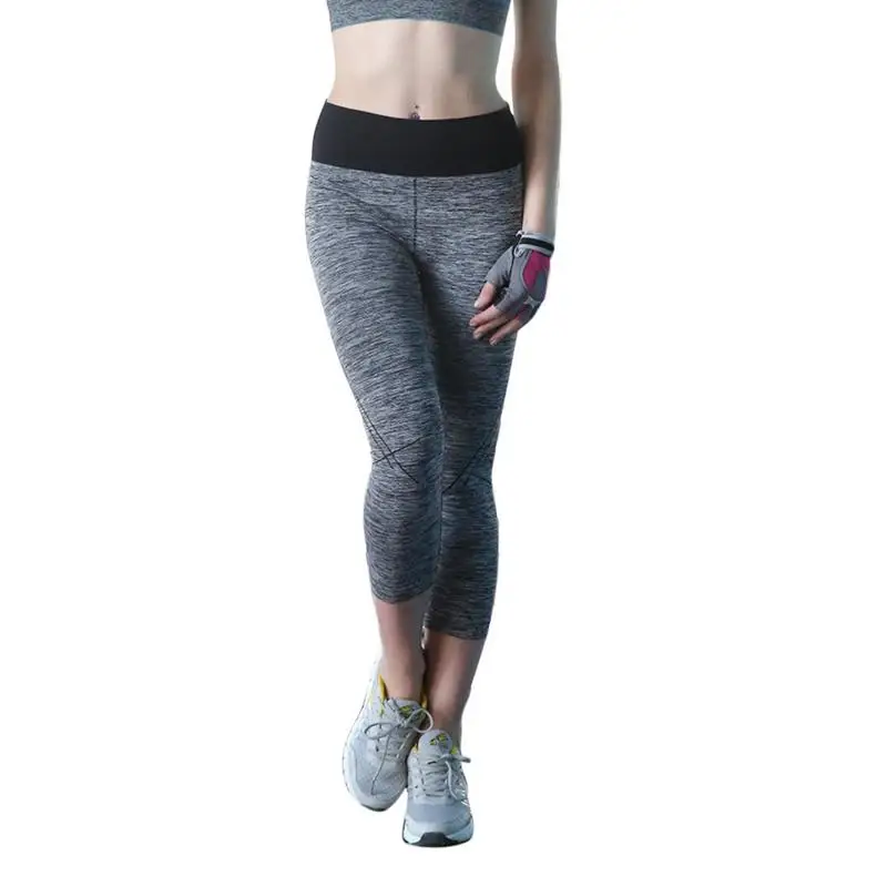 2018 новые штаны для йоги быстросохнущая упражнения Высокая Талия Мужские Шорты для купания высокие эластичные бег брюки в осенние и зимние