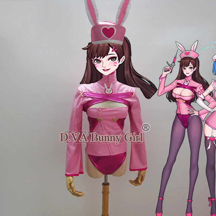 [По индивидуальному заказу] Аниме! Игра OW D.VA медсестра кролик девушка платье