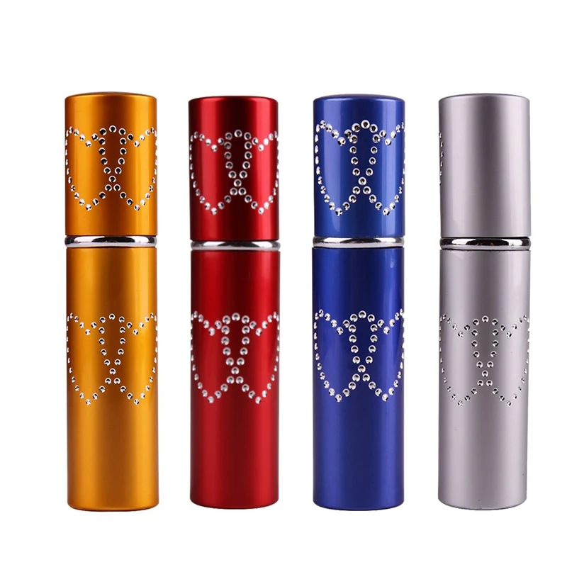 5 ml Refillable Perfume Atomizer Mini Aluminum Metal Spray Bottles