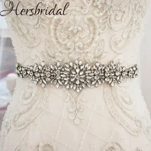 Очаровательный хрустальный свадебный пояс античное серебро ручной работы пояс для Свадебные платья бисером свадебные пояса