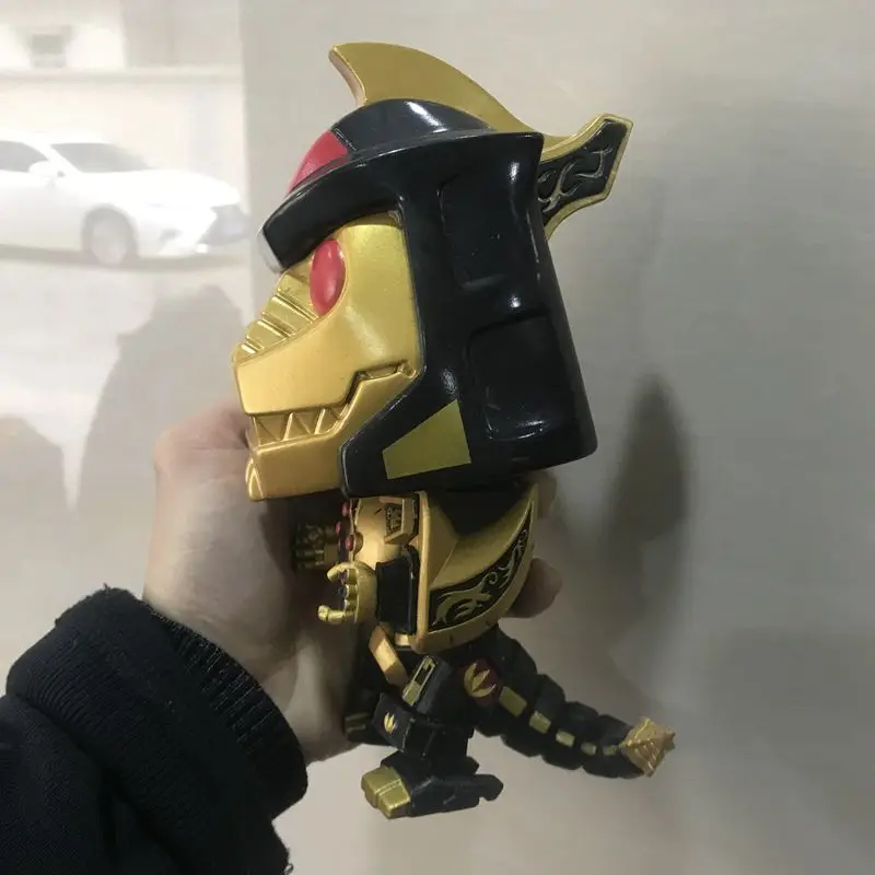 6 ''эксклюзивный Funko pop используется черный и золотой Dragonzord, могучий морфин винил Фигурка Коллекционная модель свободная игрушка