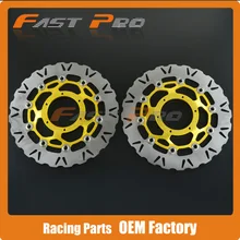1 Pair Front Brake Disc Rotor For Honda CBR1000RR 06 07 VTR1000 SP1 SP2 RC51 00 01 02 03 04 05 06 07 Motorcycle
