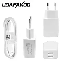 2.4a quick charge 2 usb wall Зарядное устройство адаптер и micro usb хорошо для samsung S3 S4 J3 J4 J5 J6 J7 xiaomi Redmi S2 5 Примечание 4x zte