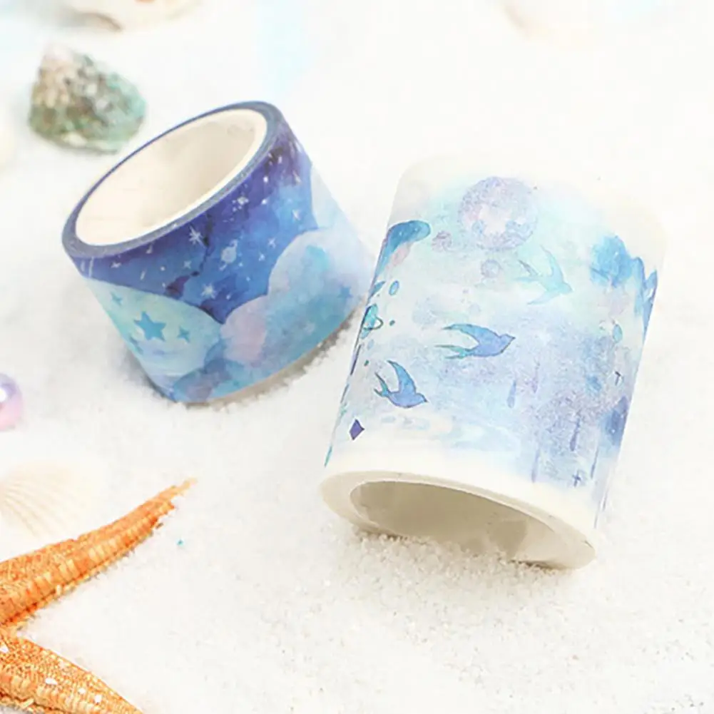 

Hot Sale Sea Horse Sky Washi Tape Sticker DIY Scrapbook Photo Album Card Decoration