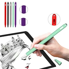 Модный мягкий силиконовый защитный чехол для Apple Pencil 2-го поколения стилус iPencil 9,7 10,5 дюйма аксессуары