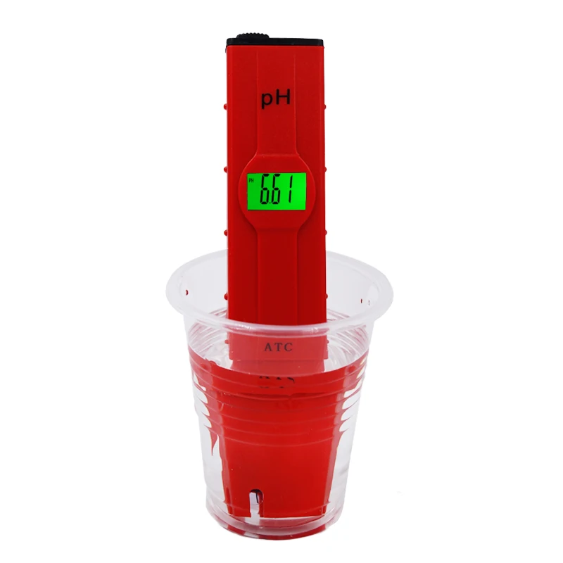 

hot sales Original Pocket Pen type monitor ph tester meter with backlight detected Drinking Water Quality Analysis 15%