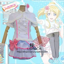 Envío gratis Japanese Anime Love Live! nieve Halo Eli Ayase Cosplay