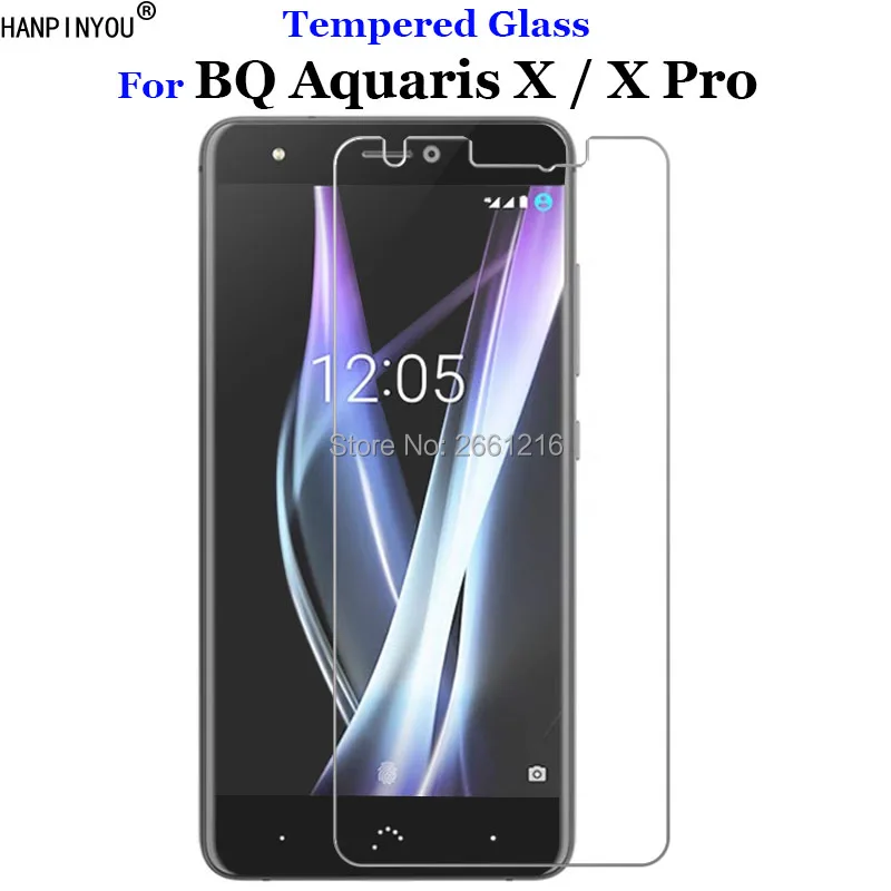 

For BQ X Pro Tempered Glass 9H 2.5D Premium Screen Protector Film For BQ Aquaris X / X Pro 5.2"