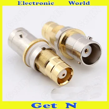 

100pcs BNC/L9-KK Adapter Connector Converting BNC Female to L9 Female BNC/L9 Adapter Signal Connetcor BNC/L9