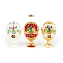 3 цвета, Европейский рисунок, украшения, коробка для зубочисток, замок, яйцо, в форме зубочисток, вечерние, рождественские подарки, украшение стола