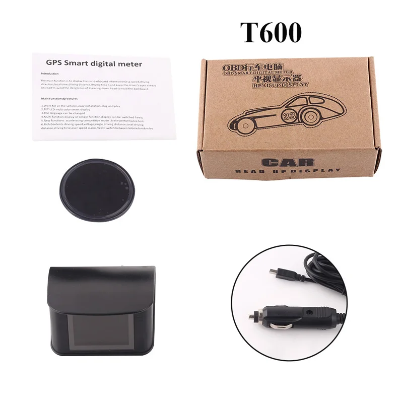 Цифровой Датчик OBD Head Up Hud Дисплей бортовой компьютер автомобиль скорость