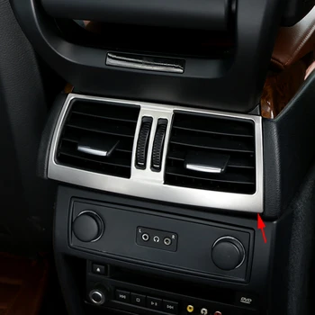 

Chrome plate Stainless Steel Car Armrest Rear Air Vent Outlet Decorator Cover Trim For BMW X5 E70 2007-2013 & X6 E71 2008-2014