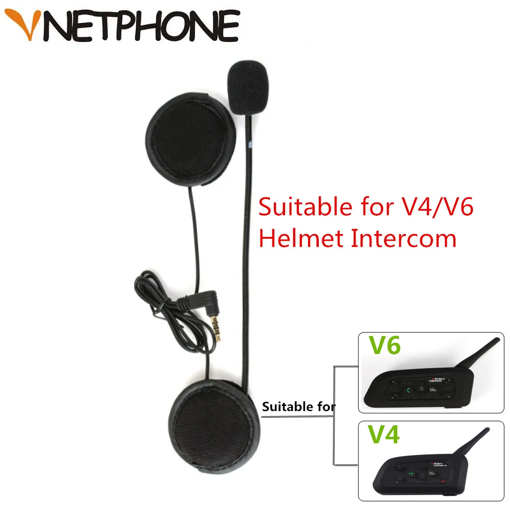 Vnetphone 3 5 мм разъем V6 Интерком V4 Переговорная гарнитура аксессуары Наушники стерео