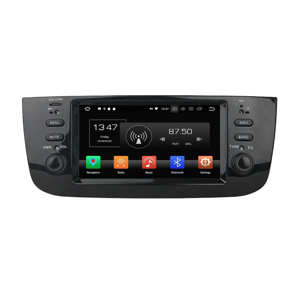

OTOJETA Android 8.0 car DVD octa Core 4GB RAM 32GB rom IPS screen multimedia player for Fiat Punto 2009-2015 Linea 2012+recorder