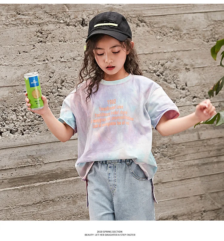 T-shirt Coreano Roupa Dos Miúdos Meninas Moda