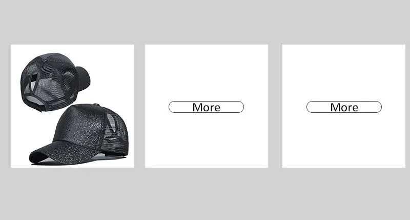 Блестящая бейсбольная кепка с хвостиком женский рюкзак летняя сетчатая шапка женская грязная шапка-булочка Повседневная Регулируемая уличная хип-хоп кепка
