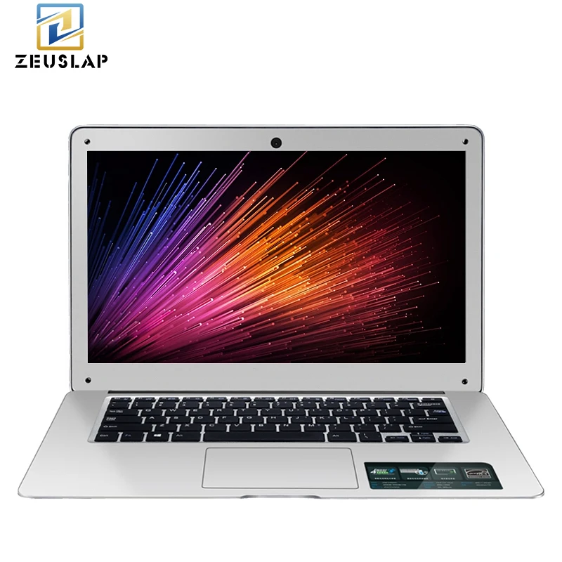 Zeuslap 14 inch 8 ГБ Оперативная память + 128 ГБ SSD + 1 ТБ HDD Windows 10 Системы 1920X1080P FHD Intel четырехъядерный ноутбук ультрабук ноутбук компьютер