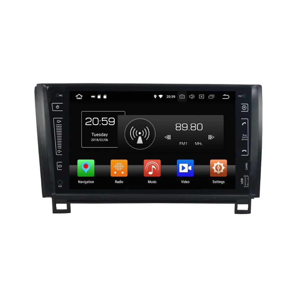 Flash Deal 9" Android 8.0 Car Audio DVD Radio GPS for Toyota Sequoia Tunda 2012 4GB RAM Bluetooth WIFI USB Mirror-link 32GB ROM 1