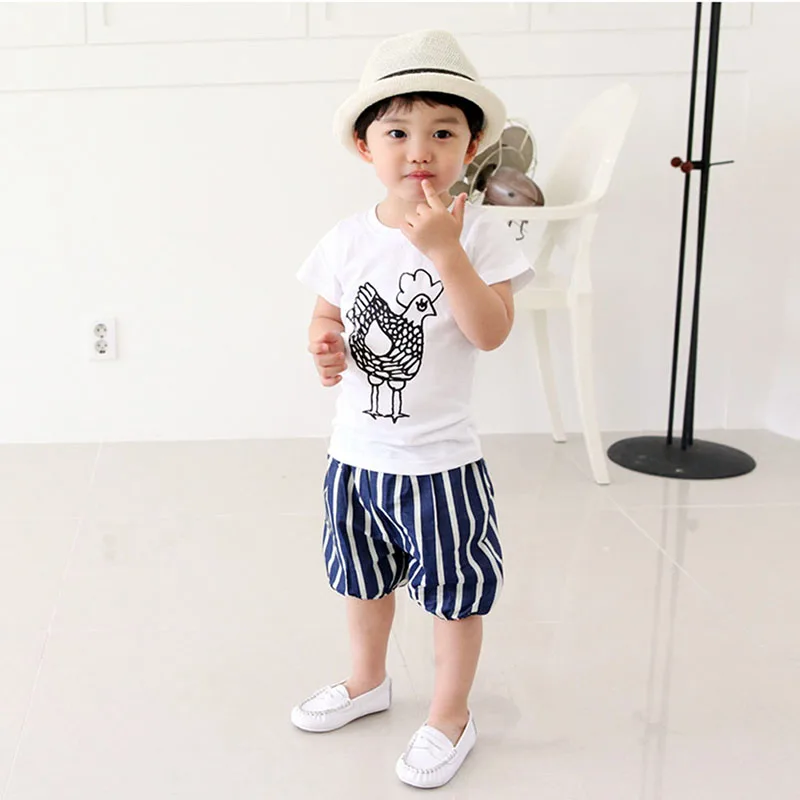 

Kids Boys Casual Short Sleeve Pullover Cotton T-shirt Tee Tops Baby Clothing