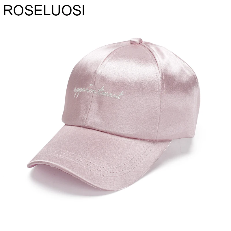 

ROSELUOSI Women Baseball Cap With Letter Embroidery Bone 2018 Spring Summer Banded Men's Capscasquette Homme Gorras