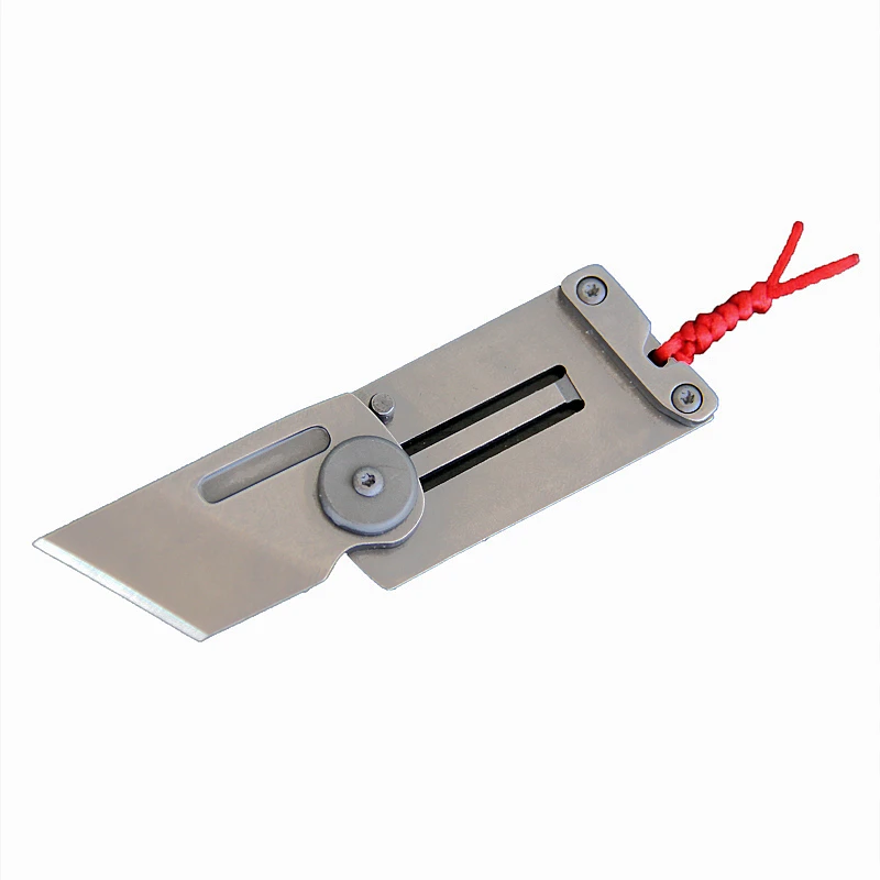 

Folding Utility Knife Set Stainless Steel Knife for Cutting Box Paper Quick-change EDC Blade Knife