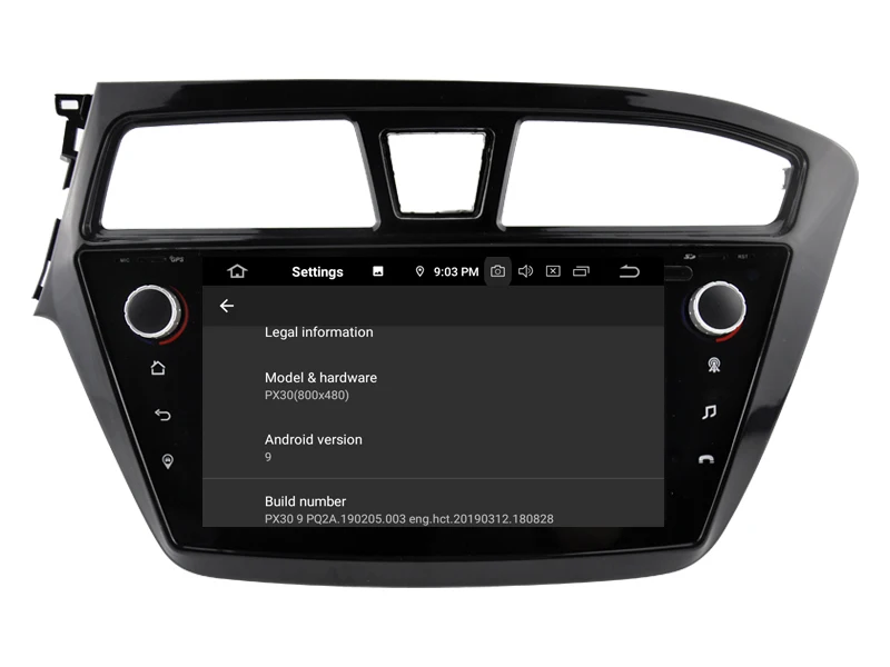 ELANMEY усовершенствованная gps навигация для HYUNDAI I20 левое колесо автомобильные