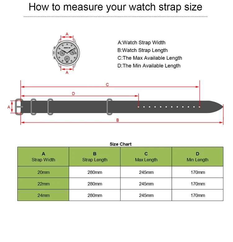 CFMS-B size chart