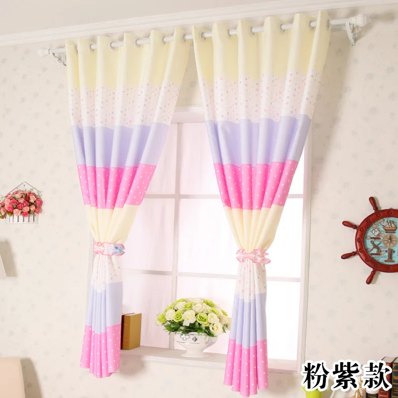 

Customzied Cartoon pattern Short Curtains for Kid's Bedroom Blackout children room Curtain with Balloom Pattern for Living Room
