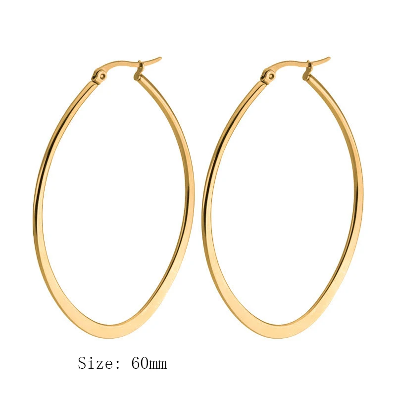 CHUKUI-Stainless-Steel-Jewelry-Women-Large-Gold-Oval-Hoop-Earrings-Steel-Hoop-Earings-Punk-Accessories-(4)