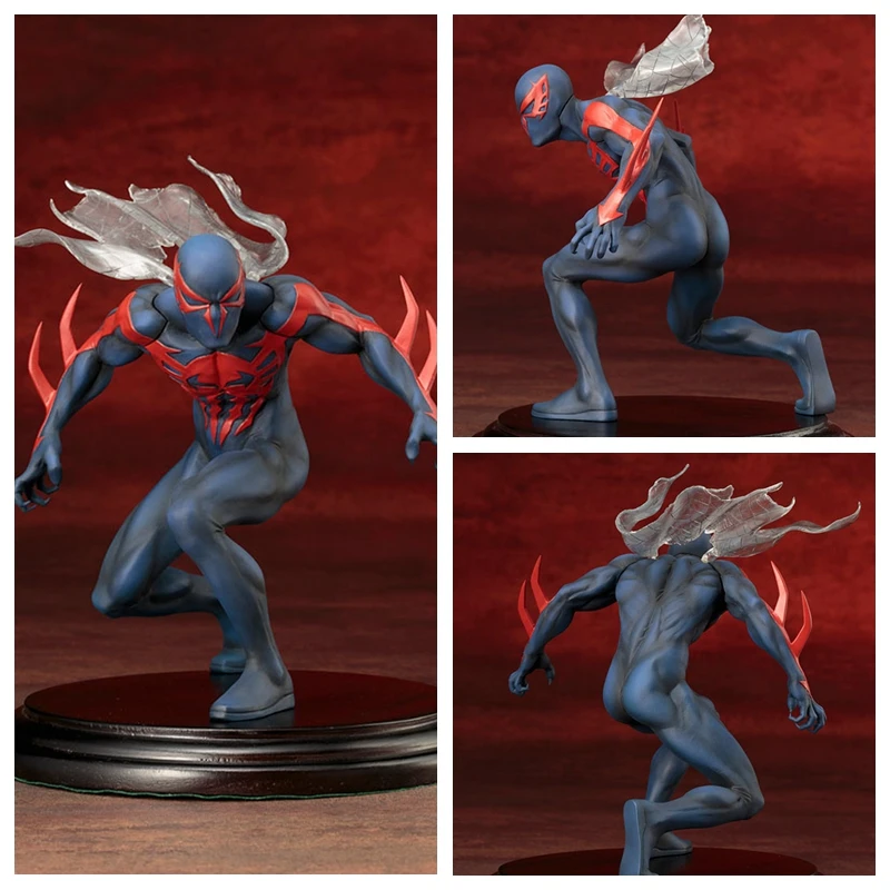 

Marvel Artfx Kotobukiya Spiderman 2099 Figure Toy Brinquedos Figurals Collection Loose Model Gift