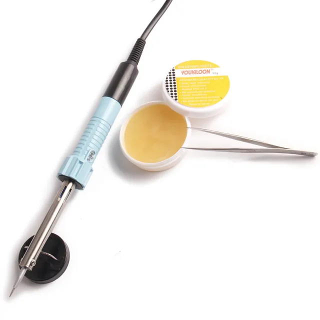 60W Electric Soldering Iron Solder Paste Combination Outside Heat Lead