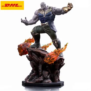 

14" Avengers: Endgame Statue Megamind Bust Thanos Full-Length Portrait Cull 1/10 With LED Light PVC Action Figure Toy 35CM B992