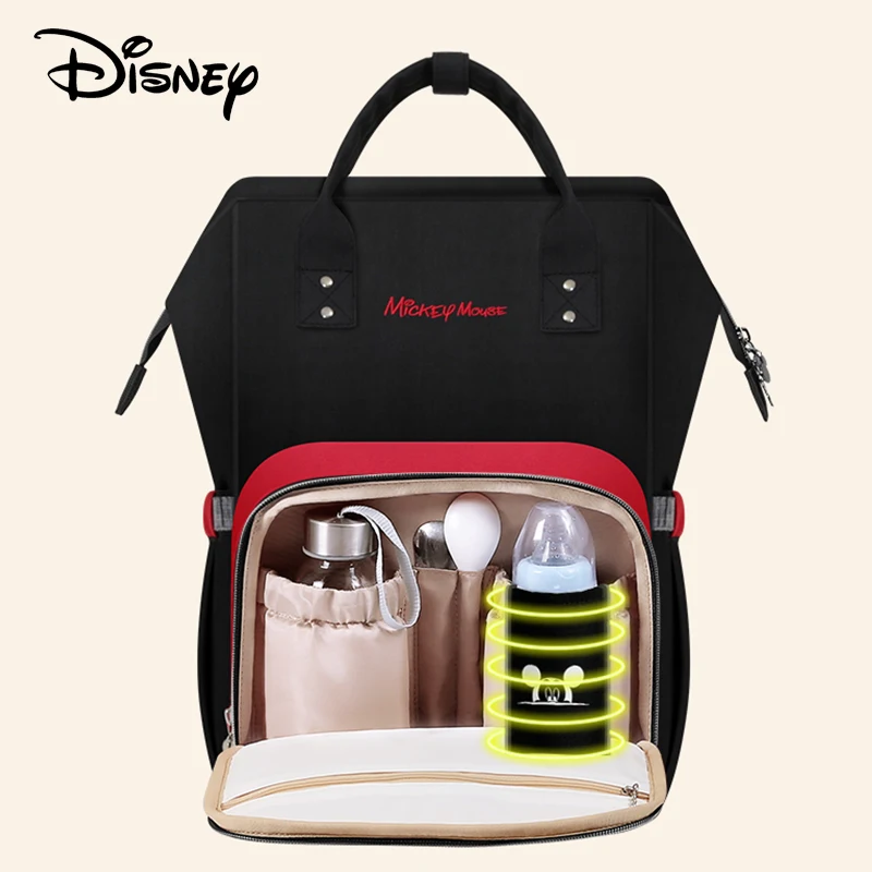 Сумка для детских подгузников disney, сумка для подгузников для мам, usb, сумка для детских колясок, рюкзак для путешествий с Микки Маусом, mochila maternidade