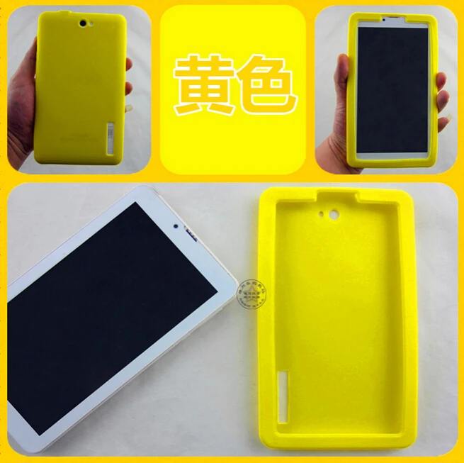

Customized Colorful TPU Soft Silicone Case Cover Shell For 7" MAJESTIC Home Tab-385 TAB-486 HD 3G Tablet Free Shipping