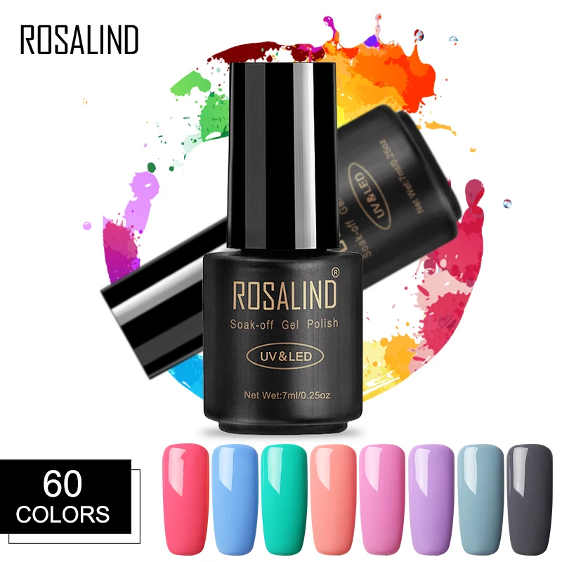 Гель лаки ROSALIND набор гель лаков для ногтей грунтовка маникюра Гибридный