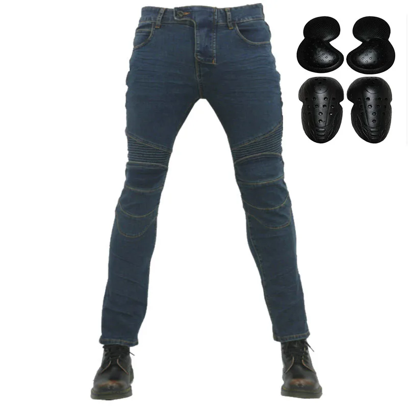 2019 New Classic KOMINE Motorcycle Jeans Drop Resistance Denim Pants