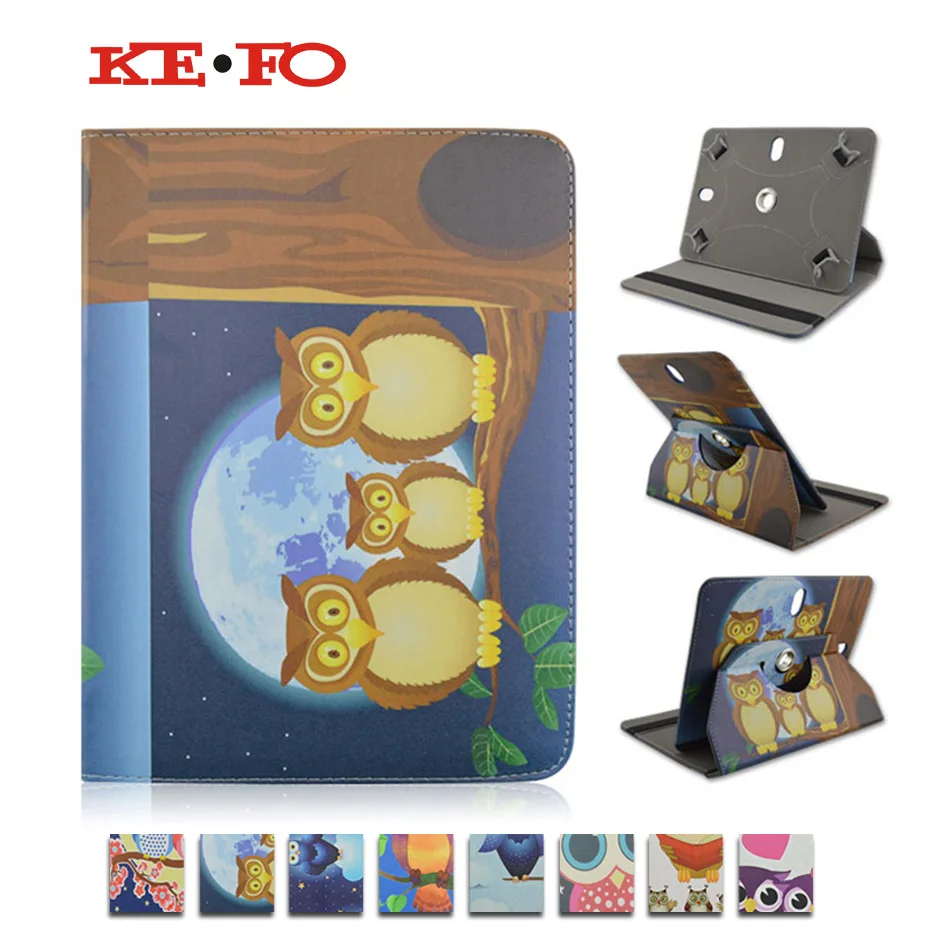 

Fashion Rotating Stand PU Leather Flip Case cover For Prestigio MultiPad Wize 3037 3G/Wize 3017/Ranger 7.0 3G 7" Universal cases