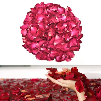 

30/50/100g Dried Rose Petals Natural Dry Flower Fragrant Bath Spa Shower Tool Whitening Bath Beauty Body Foot Skin Care