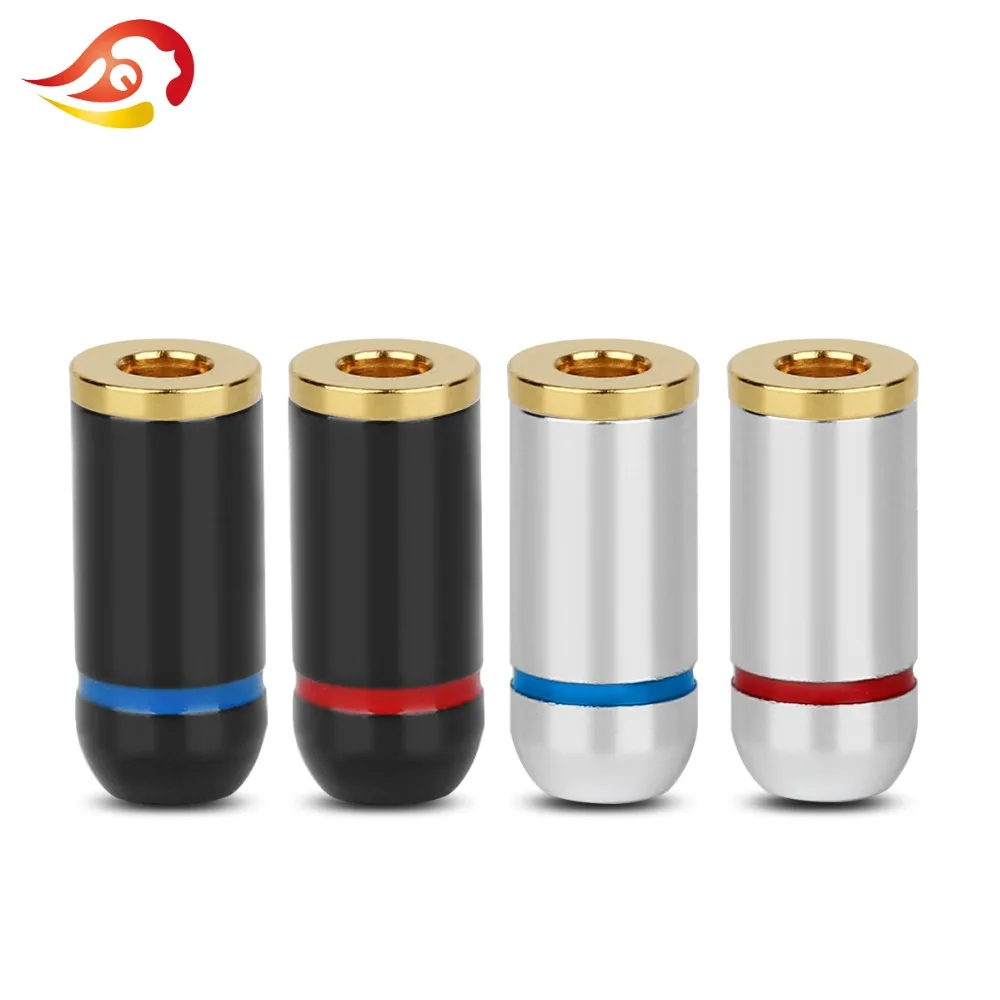 

QYFANG MMCX Female Jack Earphone DIY Pin Wire Connector 3.5mm Line Cable Plug For UE900 SE535 SE215 W10 W20 W30 Splice Adapter