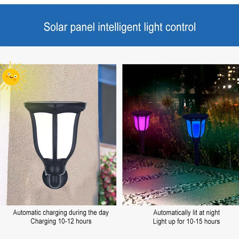 

Solar Power LED Light Lamp RGB Color Changing High Brightness For Garden Outdoor SDF-SHIP