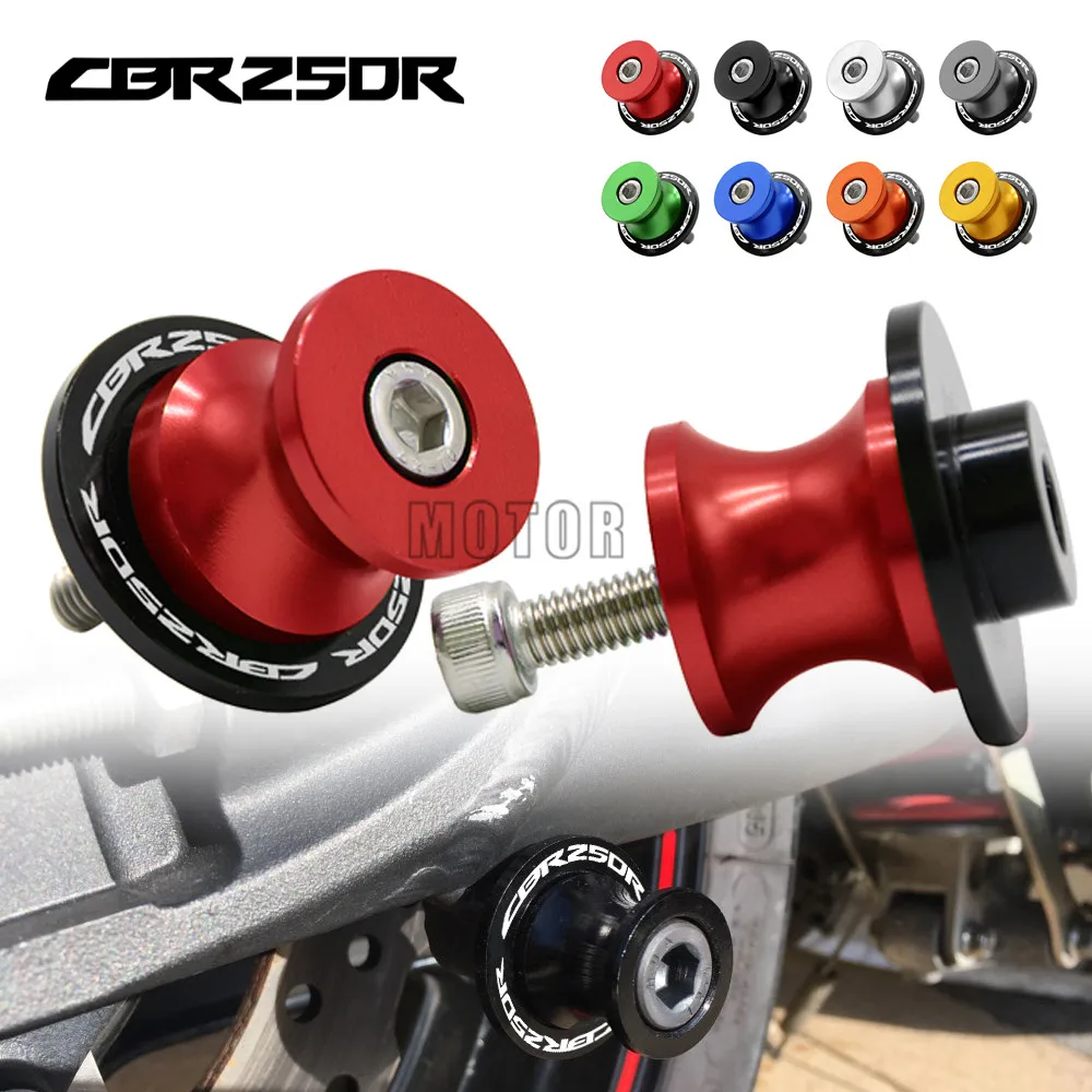 

8MM For Honda CBR250R 2011 CBR 250R 250 R CNC Motorcycle Rear Swingarm Sliders Spools Stand Screws Motorbike Swing Arm Protector
