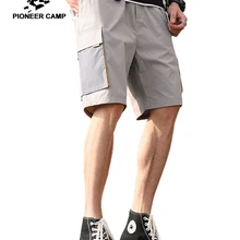Пионерский лагерь карго Шорты Мужские Классные Лоскутные Повседневные Короткие штаны с карманами тонкие шорты хлопковые шорты Masculino ADK908125