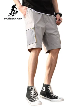 

Pioneer Camp Cargo Shorts Men Cool Patchwork Casual Short Pants With Pockets Thin Shorts Cotton Shorts Masculino ADK908125